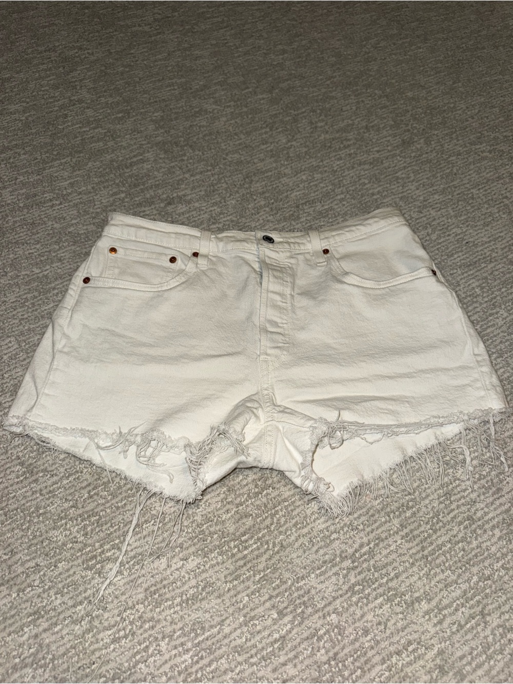 Levi’s 501 button fly denim shorts